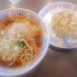 大島ラーメン - 半チャンラーメン　￥６９０