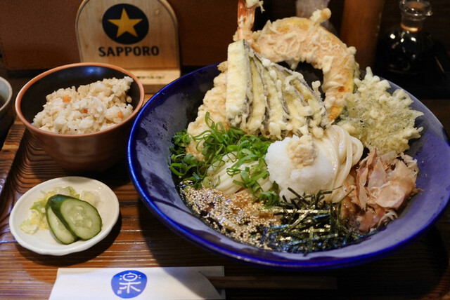 釜あげ饂飩 楽 らく 玉出 うどん 食べログ
