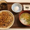 Sukiya - やきそば牛丼たまごセット