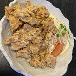 焼肉食堂 わかKARA - 唐揚げ、一人前でもすごい量✨