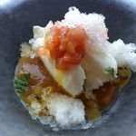 Felicelina - 白桃とミント　パッションフルーツの冷たいスープ