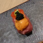 鮨 いつみ - ネギトロのいくら雲丹乗せ