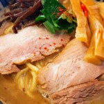 にぼし中華 廣はし - 濃厚にぼしそば (大盛)