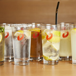 We also have many drinks available! You can also have all-you-can-drink.