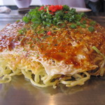 広島流お好み焼き 秀 - 肉玉　　750円/イカ天　100円/そばW　150円