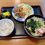 手打ちうどん つるや - うどん定食¥580-