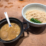 麺や高倉二条 - つけ麺(1.5玉)普通麺　味玉トッピング　¥1000