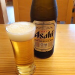 Hattomaki Yabu - 瓶ビール（アサヒスーパードライ）