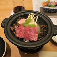 個室会席 北大路 新宿茶寮 - 黒毛和牛蕗味噌陶板焼き