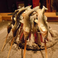 柳家 - 天然鮎の塩焼き♪