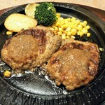 フライングガーデン - 爆弾ハンバーグキング(和風ソース)