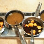 フライングガーデン - 二種類のソース