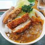 四ツ木製麺所 - カツカレー丼