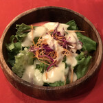 銀座イタリー亭 - 前菜のサラダ