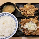 吉野家 - 牛皿カルビ定食　767円