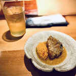 すし 喜邑 - 蟹のブランデー漬け