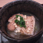 神保町 傳 - 秋茄子と穴子の餡かけ