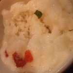 烈志笑魚油 麺香房 三く - 限定メニューの〆の御飯