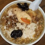 中華亭 - しょうゆ五目  大油  ＋玉ねぎ  1050円