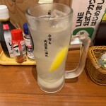 肉豆冨とレモンサワー 大衆食堂 安べゑ - レモンサワー218円