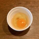 唐そば - たれ付き生卵 無料