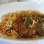 リストランテ　ベラ・モンテ - パンチェッタと山菜のパスタ