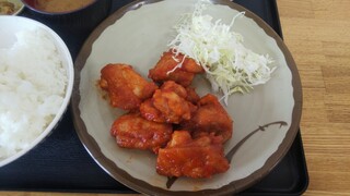 みなと食堂 - 鶏チリ ※拡大(2021.05.13)