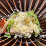 ひさご寿し - お通しの鴨