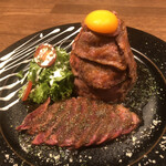 Niku kitchen BOICHI - スペシャルタワー丼　¥1,300
            （サラダ・スープ・コーヒー）付