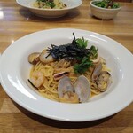 Popora Mama - 私の「海の幸のガーリックバターしょうゆ」980円税込です(レギュラーメニューより)