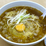 ラーメン 太陽 - 勝浦式月見タンタンメン