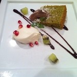 トラットリア ダ・テレーサ - 【ドルチェ】パンナコッタと抹茶のシフォンケーキ