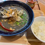 田所商店 タンタンメン部 - 山椒味噌坦々麺　ネギ乗せ　1045円