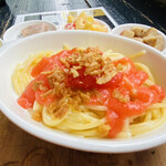 and - 明太子パスタ