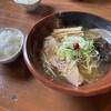 吉山商店 - 塩ラーメンとサービス小ライス