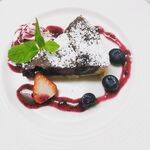 カフェ マッシュルーム - ブルーベリーのタルト