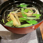 鰻 むさし乃 - 肝吸い。肝プリプリ