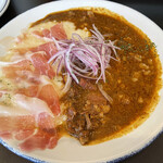 リボリータ エ サルメリア - カレーリゾット 生ハムトッピング