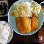 黒羽ドライブイン - イカフライ定食