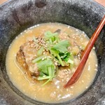 地葉はなれ - 2021.4.  厚揚げのそぼろ餡掛け