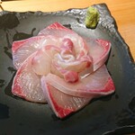 炭火焼鳥と水炊き 五郎一 - カボスブリ刺し