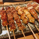 炭火焼鳥と水炊き 五郎一 - 焼鳥盛合せ