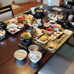 竹林庵みずの - 旅館の朝食だいすき♡テンションあがる〜〜