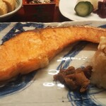 赤坂とゝや魚新 - 銀鮭塩焼(定食)