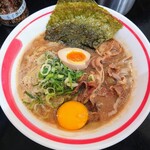 新徳島拉麺　まる徳ラーメン - 令和3年5月
ガチ徳ラーメン並 733円
無料生玉子トッピング