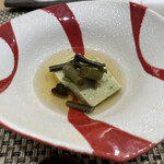 鮨 学 - 蓬の豆腐と天然蕨