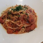 ボーノ - チョリソーのトマトソースパスタ