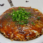 お好み焼き もも - とまチーそばダブル☆