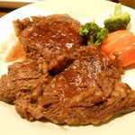 ビーフシチューとハンバーグステーキのお店 BUN吉 - ２５００円のステーキ