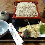民芸そば 仁作 - 天せいろ